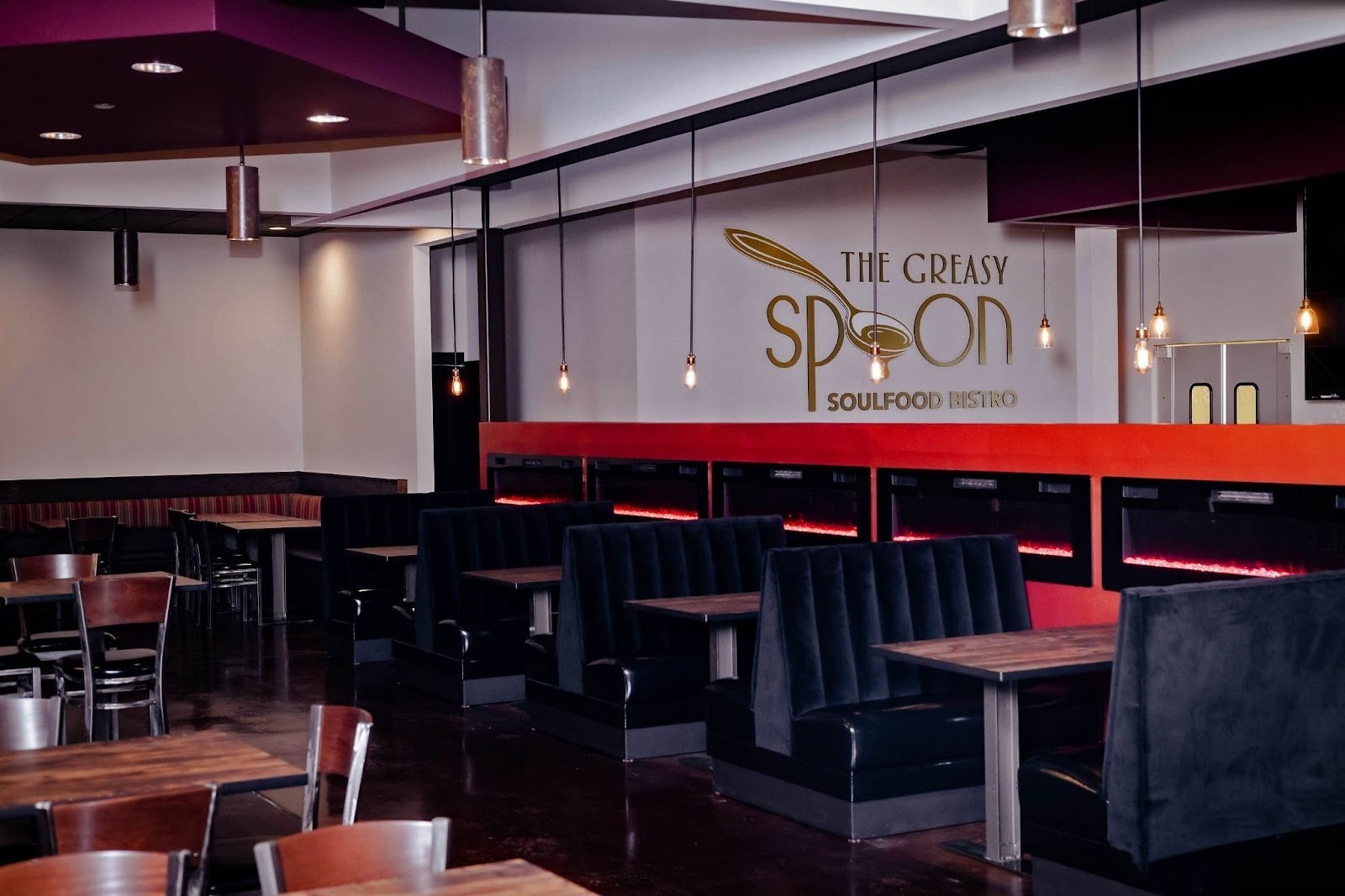 The Greasy Spoon dining room